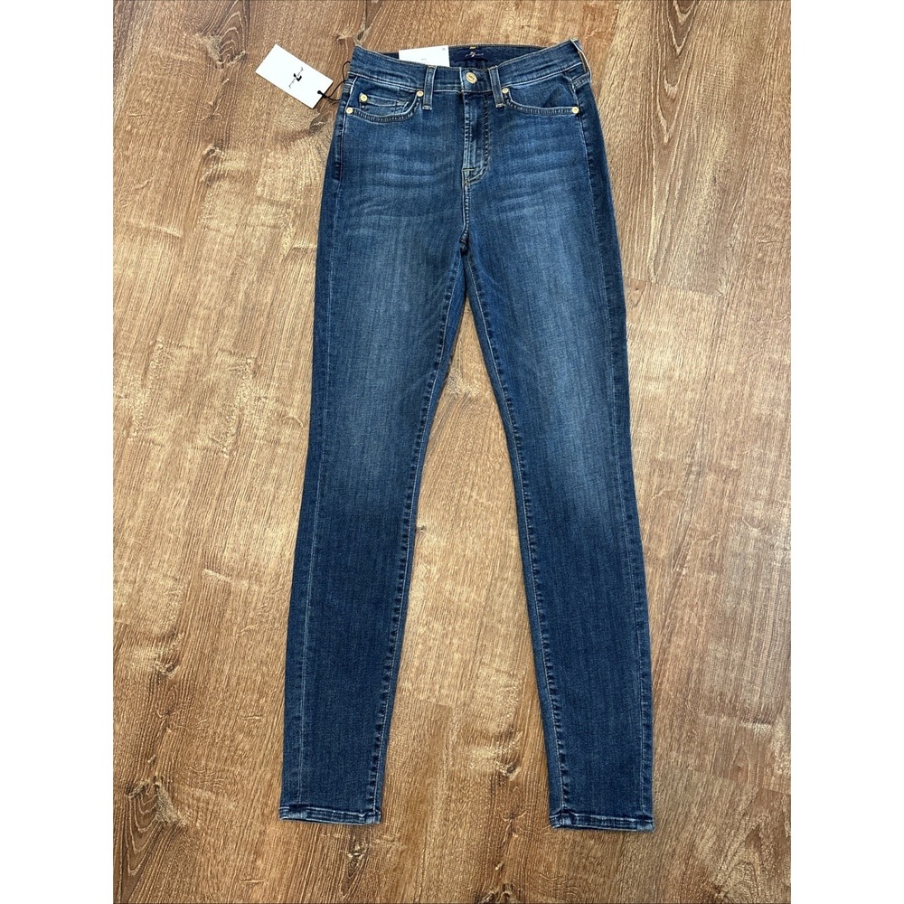 7 FOR ALL MANKIND Women's high waist ankle Gwenevere Size 25 Retail 169$